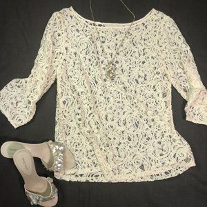 LOFT lace top